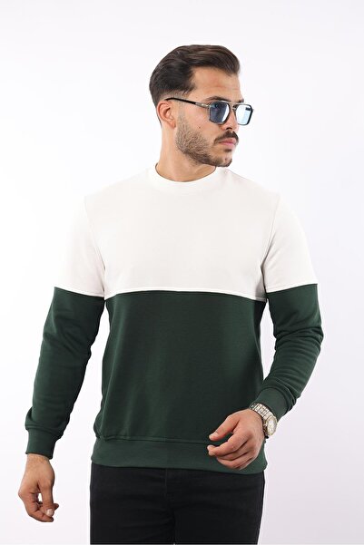3 İplik Bisiklet Yaka Sweatshirt – Pamuk Viskon Regular Fit Exclusive