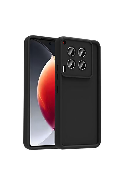 Tılsım Tekno Tecno Camon 30 Case with Camera Protection Tstk Pineapple Cover - Black