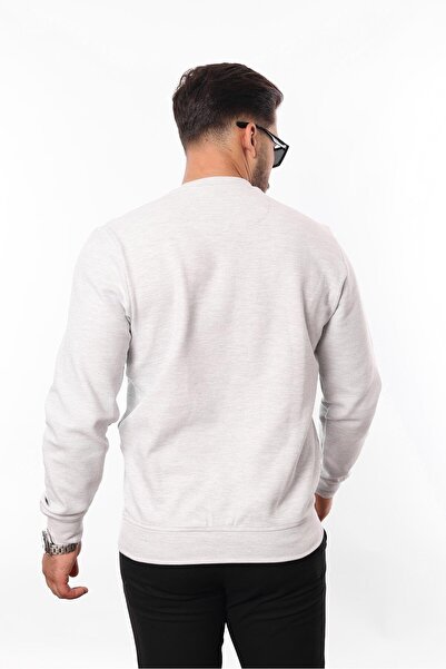 rugatchi Diagonal Interlock Crew Neck Sweatshirt – Cotton Viscose Regular Fit Exclusive