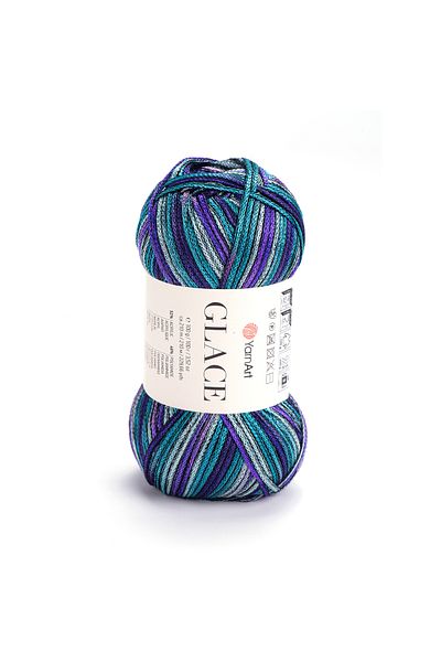 Yarnart Glace - Knitting Yarn Ebruli-7209