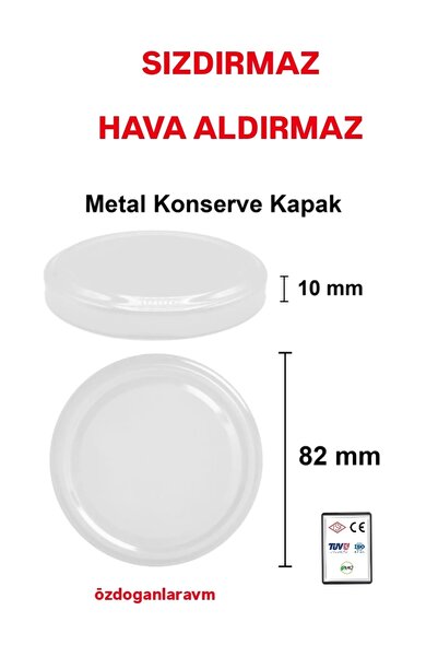 dogant özdoğanlar avm غطاء برطمانات معلبة 82 ملم 10 قطع