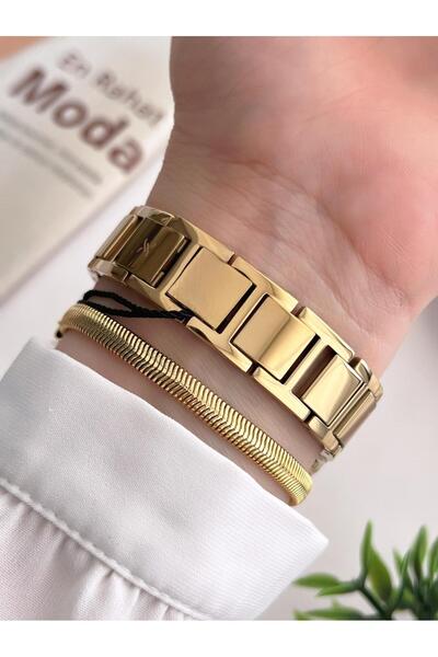 Daniel Klein Çelik Kordon 3 Atm Suya Dayanıklı Özel Tasarım Kadın Kol Saat+Bileklik VS.BLKT.0431