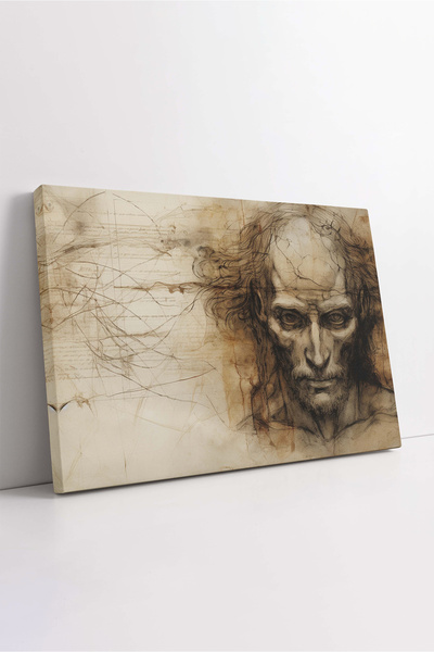 KOSS Dijital Pictură pe pânză cu desen uman, pictură cu siluetă umană înțelea...