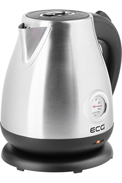 ECG Electric kettle ECG RK 1705 Metallico, 1.7 liters, 2200 W, stainless steel, temperature indicator