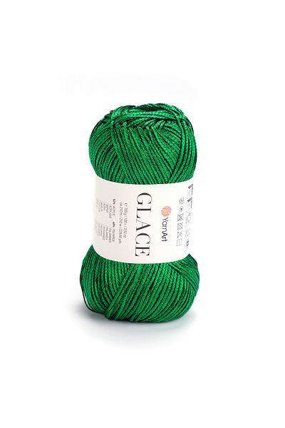 Yarnart Glace - Knitting Yarn Green-7306