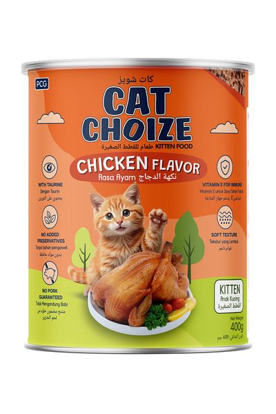 Cat Choize Kitten Canned Wet Food Chicken Flavor 400 g