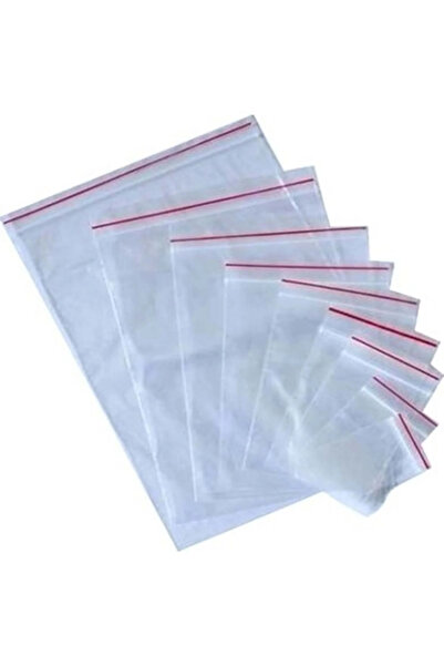 pakiş ambalaj KİLİTLİ BUZDOLABI POŞETİ ORTA BOY 19X25 50 ADET ( 10'LU X 5 KUTU ) KİLİTLİ ŞEFFAF NAYLON TORBA