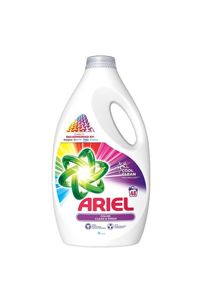 Ariel Cool Clean Color Washing Liquid 48 Washes 2.4 L