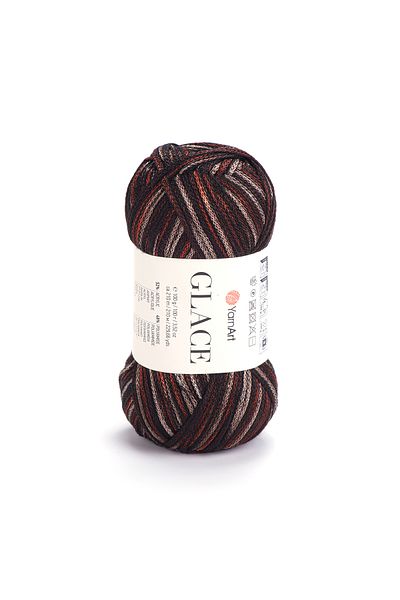 Yarnart Glace - Knitting Yarn Ebruli-7202