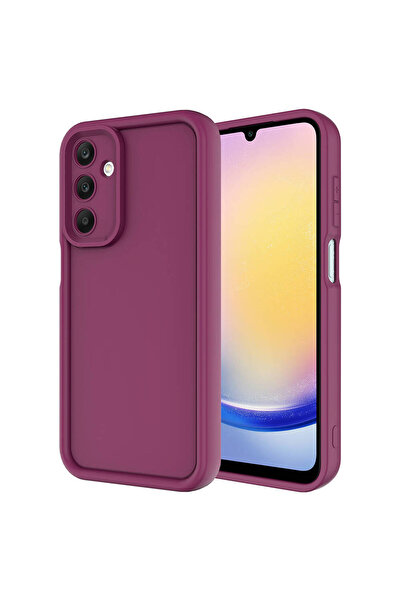 Tılsım Tekno حافظة هاتف Galaxy A25 مع غطاء حماية للكاميرا TSTK أناناس - برقوقي