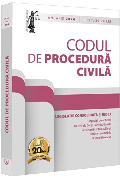 Editura Universul Juridic Codul de procedura civila. Editie tiparita pe hart