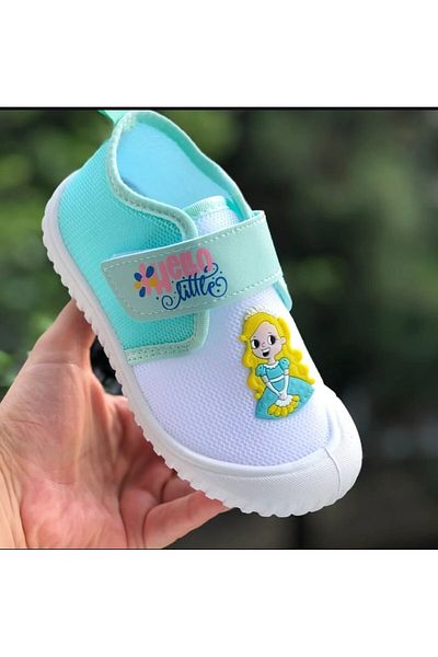 Pandalina velcro girl Παιδικό παντόφλες cici girl εμπριμέ αντιολισθητική σόλα Παπούτσια νηπιαγωγείου για το σπίτι
