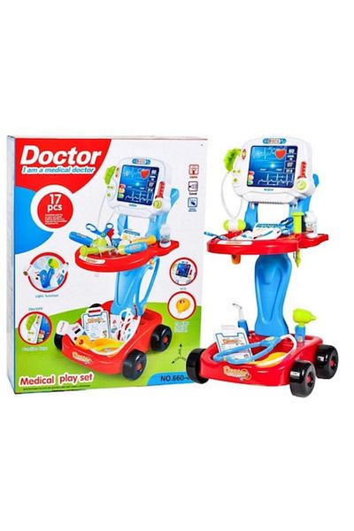 ideal STORE Little Doctor Role-Play Set by IdealStore, Interactive with Accessories and Medical Instruments, Por