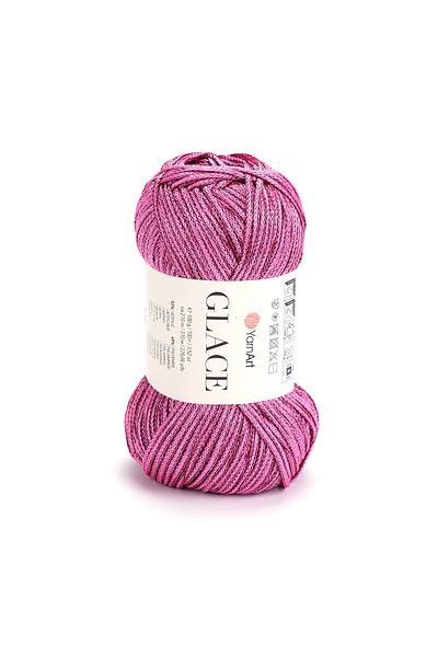Yarnart Glace - Knitting Yarn Pink-7313