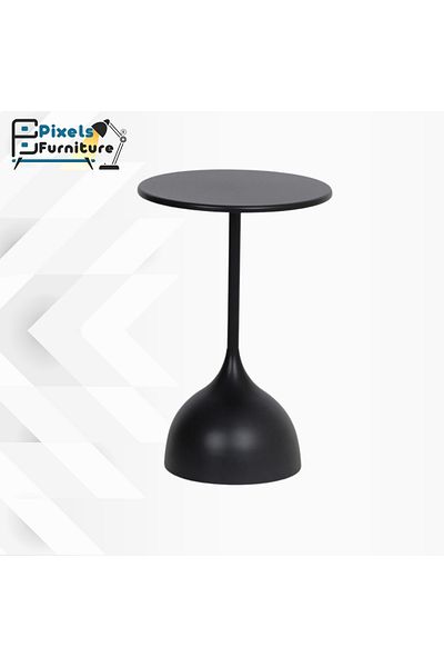 PixelsFurniture Pixel Furniture Metal Side Table for Sofa and Bed, Solid Metal Base Table