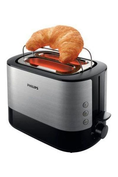 Philips Philips Viva Collection Toaster Hd2637/91-Black