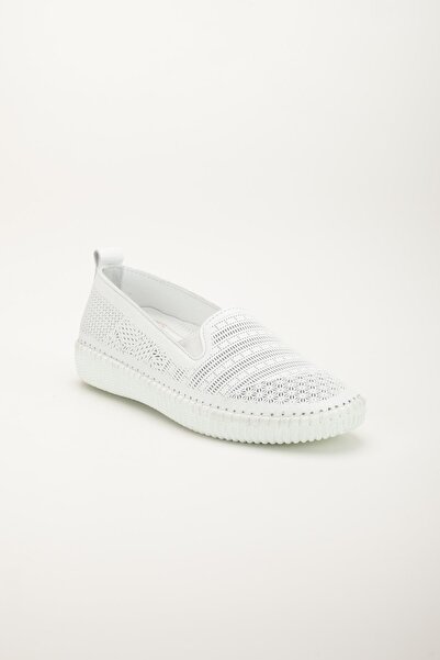Dilimler Ayakkabı Genuine Leather Orthopedic Women's Casual Shoes White Without Laces Laser Printed