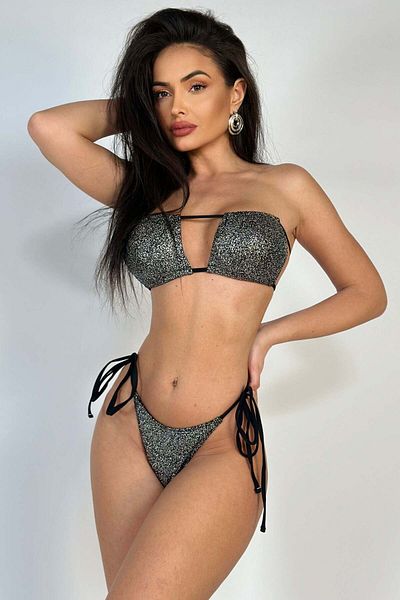 WildFashion 2-piece swimsuit with shiny thread SW2415-1