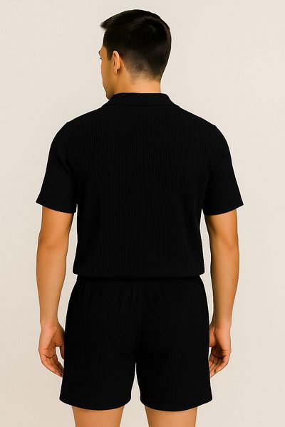 armicem “Cool & Clean: Men's Polo Neck + Shorts Set”