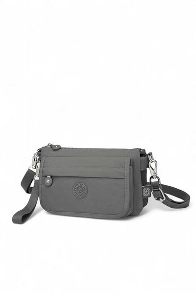 SMART BAGS Geantă de damă Crinkle Gri închis SMB 1191