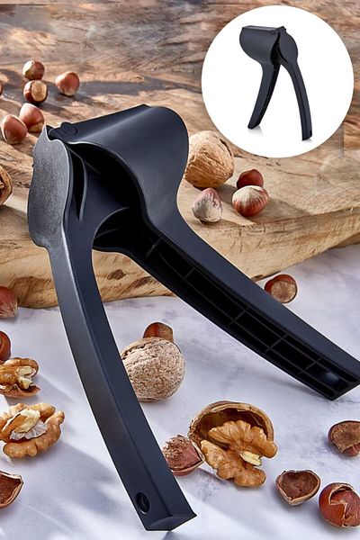 HB LİFE Durable Plastic Walnut Cracker Practical Nut Peanut Crusher Ergonomic Hand Non-Burning Walnut Opener
