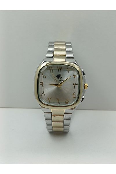 PW POLO WHITE Arabic Numeral Men's Wristwatch