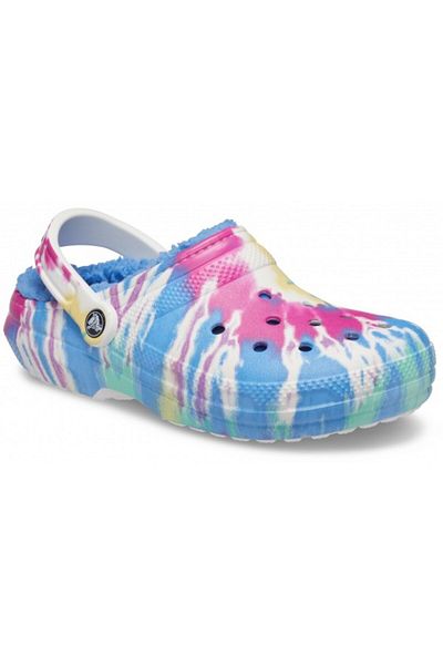 Crocs Clogs Crocs Classic Tie-Dye Lined Clog 43-44 EU - M10/W12 US Multicolor - Powder Blue/Multi
