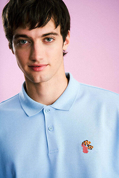 WWF Market Μπλουζάκι με γιακά Polo Clown Fish - Μπλε