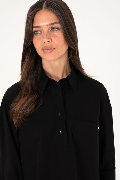 U.S. Polo Assn. Women's Black Long Sleeve Shirt 50307666-Vr046