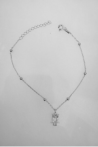 Trend Silver 925 Ayar Gümüş Top Top Baykuş figürlü Çocuk Toplu Halhal