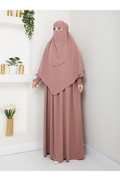 Rüyam Moda Vera Dress Souffle Gipe Rubber Sleeves Set of 3