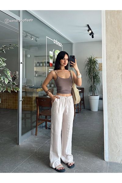 mydukkan.co Patterned Shiny Trousers
