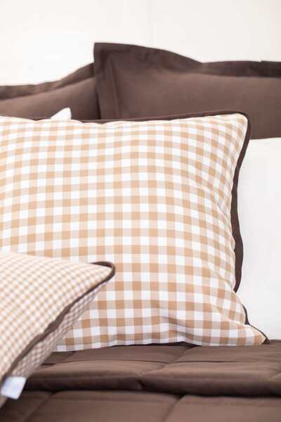 LUFA HOME Süet Çift Kişilik Yatak Örtüsü Takımı