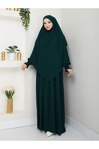 Rüyam Moda Vera Dress Souffle Gipe Rubber Sleeves Set of 3