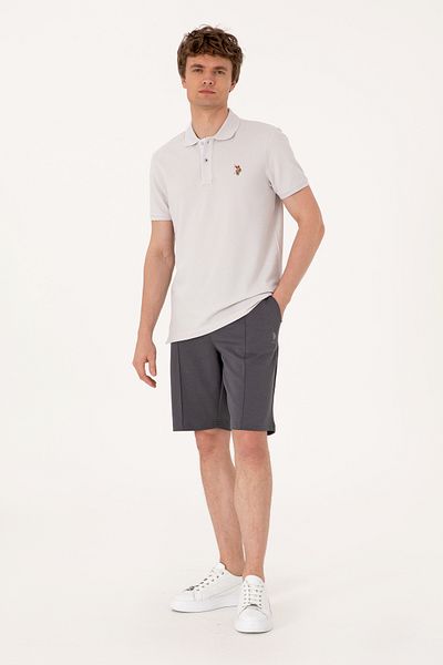 U.S. Polo Assn. Men's Anthracite Knitted Shorts 50305925-Vr006