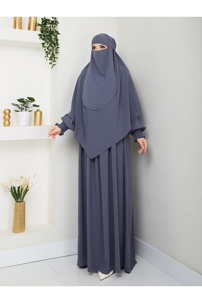 Rüyam Moda Vera Dress Souffle Gipe Rubber Sleeves Set of 3