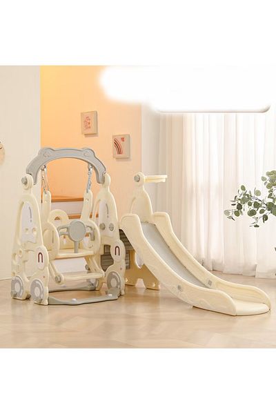 FULLJOY زحليقة مع مرجيحة وحلقة كرة سلة 3*1 ,173*120*122 سم