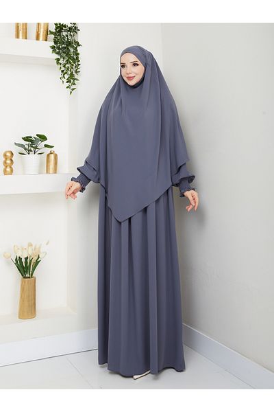 Rüyam Moda Vera Dress Souffle Gipe Rubber Sleeves Set of 3