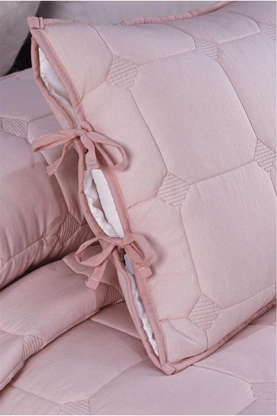 Çeyiz Diyarı Cratos Comfort Double Bedspread Powder