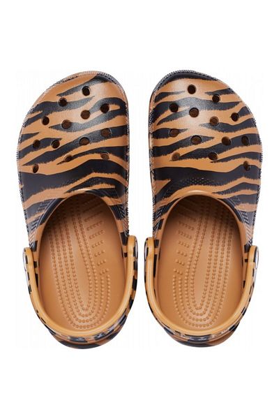 Crocs Clogs Crocs Classic Animal Print Clog 48-49 EU - M13 US Multicolor - Dark Gold/Zebra Print