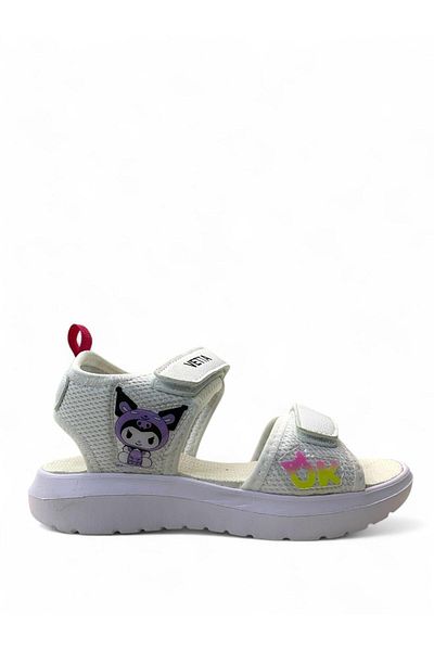 kuromi 131 Girl's White Comfortable Sandals