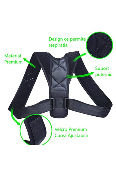 OEM Corector de postură pentru îndreptarea spatelui, coloanei vertebrale, ume...