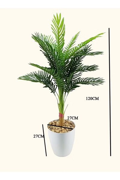 DRAMA HOME Artificial decorative palm tree in a pot, suitable for a wonderful home decor