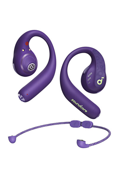 Anker Căști Soundcore AeroFit Pro Open-Ear, True Wireless, Bluetooth 5.3, IPX5, Violet