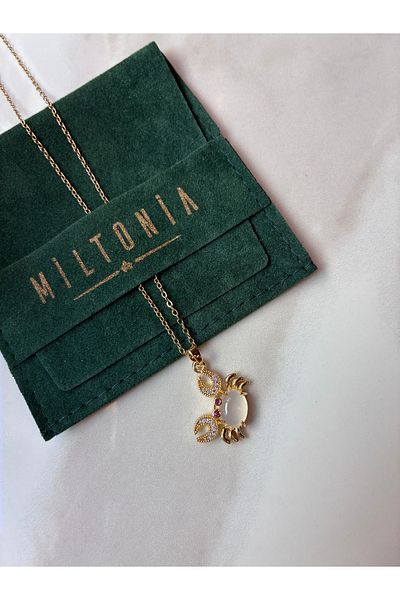 Miltonia Crab Steel Necklace