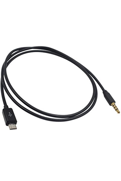 Leonpro كابل ستيريو مايكرو USB كابل مايكرو USB aux كابل 50 سم كابل بطاقة الصوت