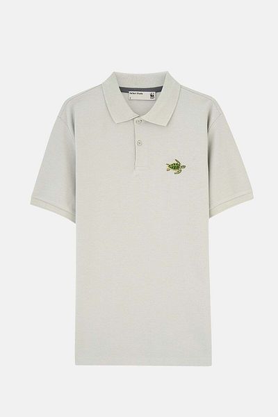 WWF Market Caretta Polo Neck T-Shirt - Gray