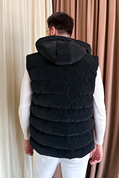 ModaPlaza Чоловічий надувний жилет з капюшоном