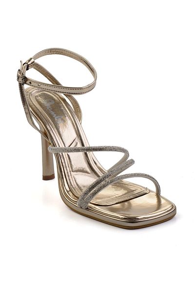Bambi Pantofi de seara de dama aurii K05726132639