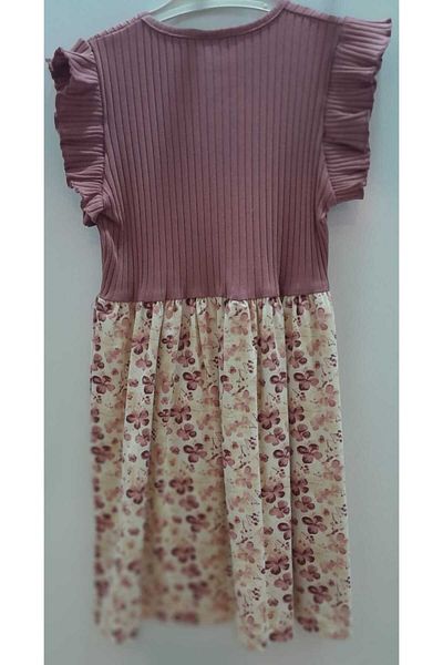 VOL Summer Robes with Buttons and Patterned Dress